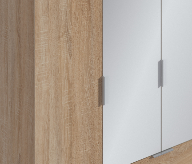 Для одежды, Николь СБ-2595/1 Шкаф 4х дверный с зеркалами