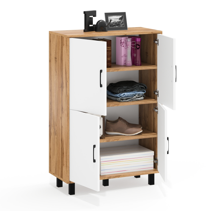 Комоды, Тумба-комод четыре дверки РВК 126-804