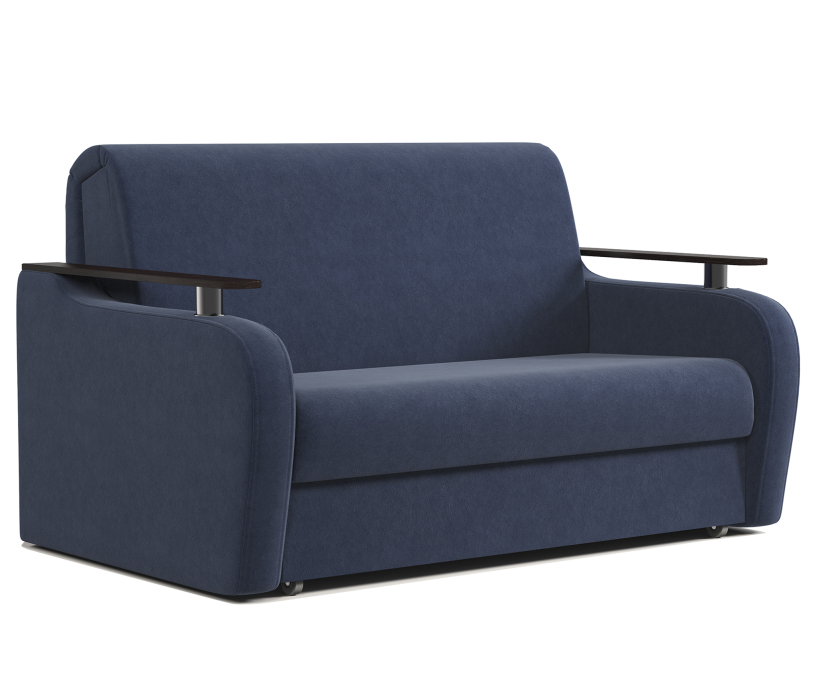 Диваны с ящиком для белья, Диван-кровать Гранд Д 140, велюр