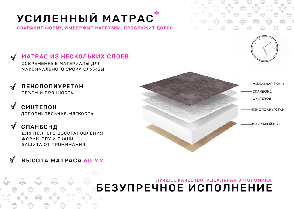 Диваны еврокнижки, Диван-кровать Лиссабон NEW, велюр