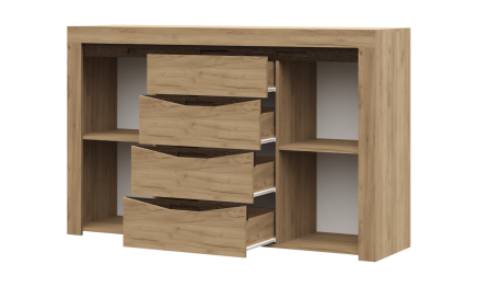 Комод 2 двери/4 ящика КМ-701 спальня Паола