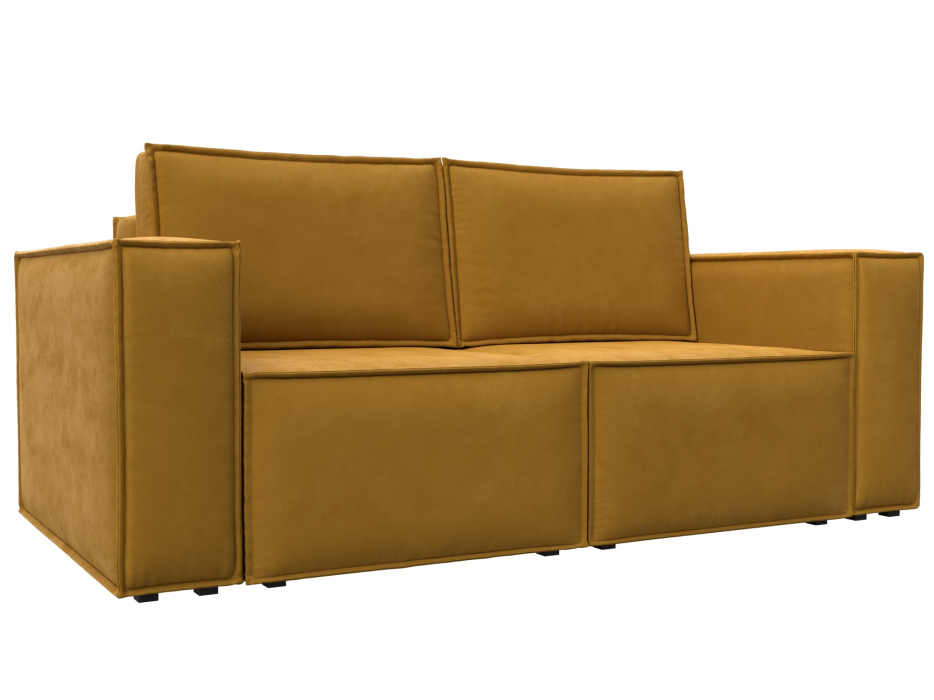 Диваны кровати со спальным местом, Диван прямой Куба мини, велюр BRUT