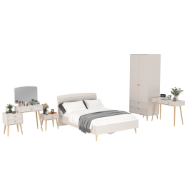 Модульная мебель для спальни Афина с кроватью со спальным местом на 1400