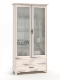 Шкаф двухдверный со стеклом Ариэль ШК-2С
