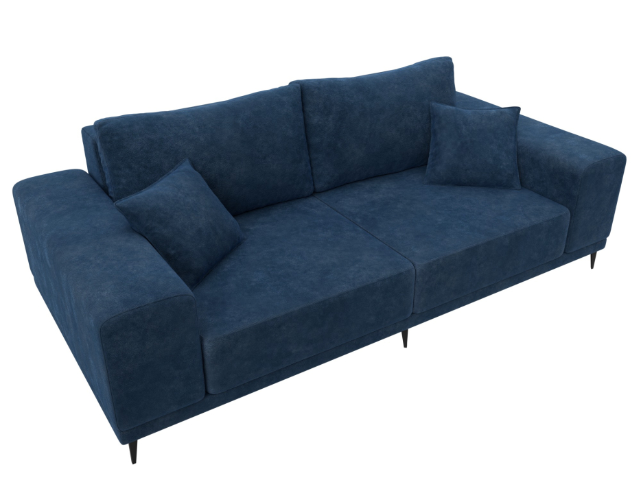 Диваны кровати со спальным местом, Диван прямой Льюес, велюр BRUT