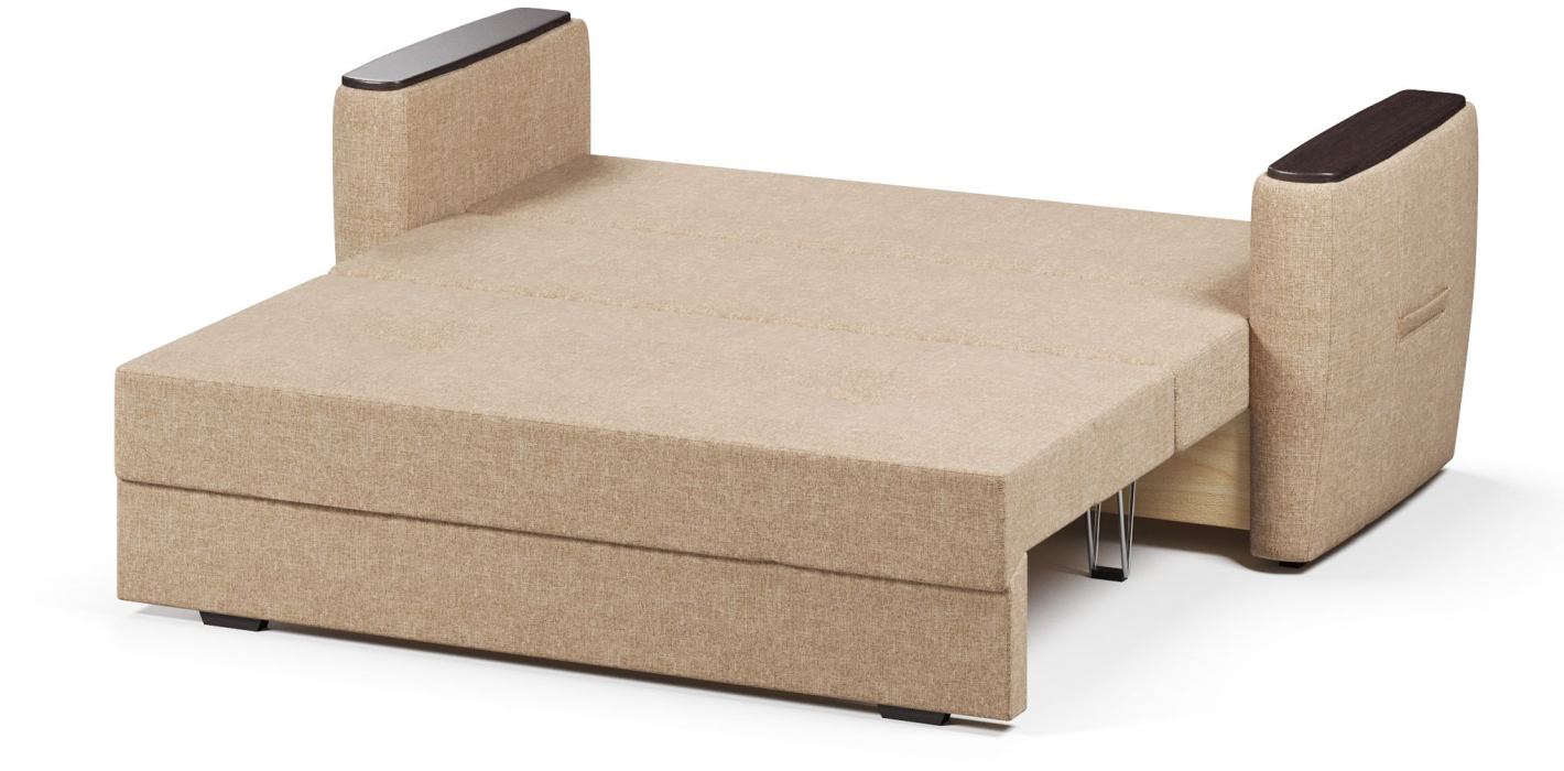 Диваны кровати прямые, Диван-кровать прямой Майами аккордеон-евро, рогожка