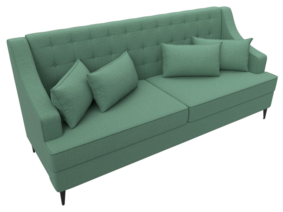 Дизайнерские диваны для гостиной, Диван кухонный прямой Марк, рогожка Амур