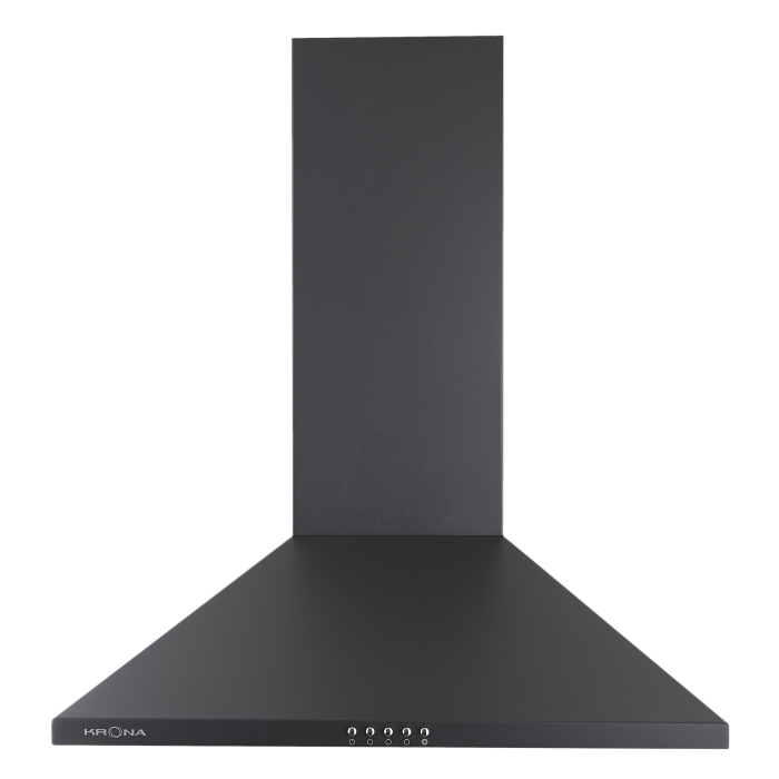 Вытяжки, Вытяжка кухонная JANNA 600 black push button