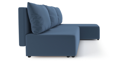 Угловой диван Каир Lux, велюр, правый