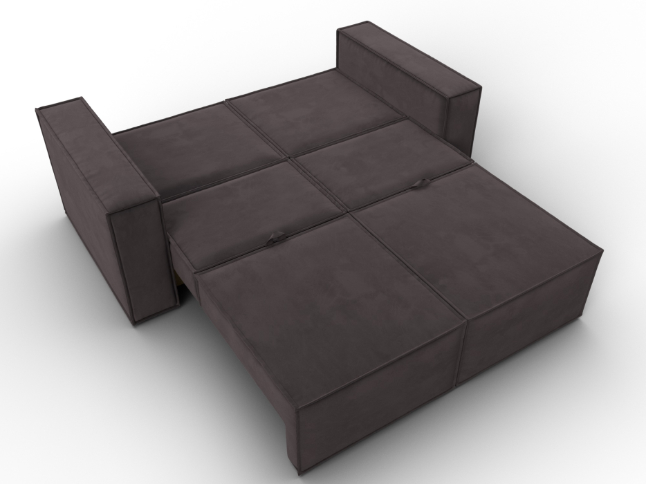 Диваны кровати со спальным местом, Диван прямой Куба мини, велюр