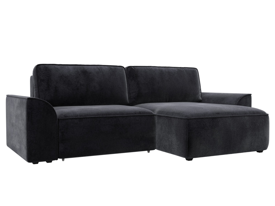 Диваны угловые в гостиную, Диван угловой Лига-048 НПБ, велюр TOWER