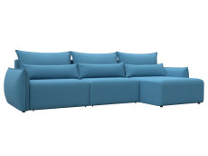 Диваны угловые в гостиную, Диван угловой Лига-051 НПБ Лонг угол универсальный, рогожка Амур