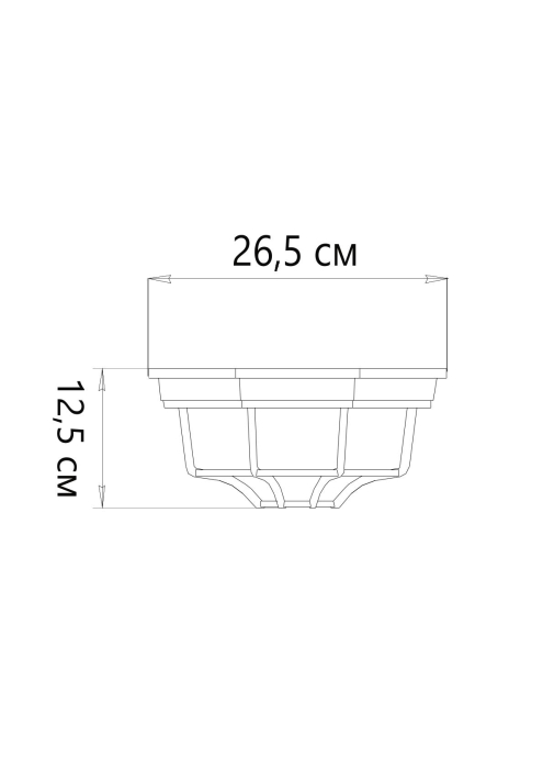 Настенный светильник, Уличный потолочный светильник PEGASUS 13см