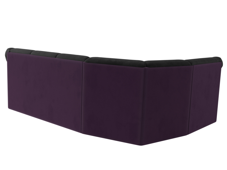 Диваны угловые в гостиную, Диван угловой Карнелла левый угол, велюр