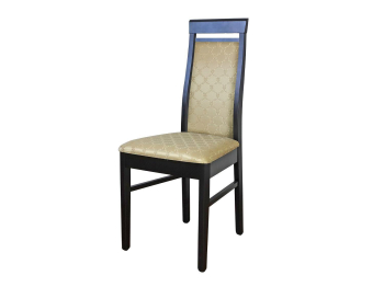 Стул С-5А / Тон 305 Черный / Андрис Бежевый Соты ( Комплект 2 шт. )