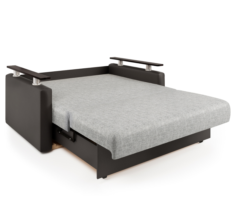 Диваны с ящиком для белья, Диван-кровать Шарм 100, экокожа/шенилл