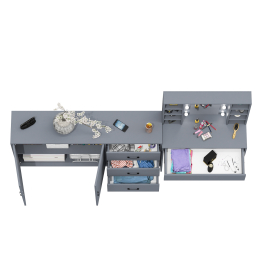 Косметический cтол с подсветкой и ящиком 115 и комод 123-1604