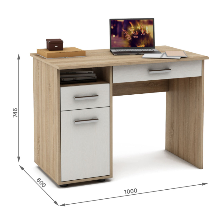 Прямые, Письменный стол Остин-2Я