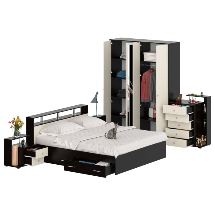 Спальные гарнитуры, Спальный гарнитур Камелия №11