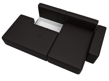 Диван угловой Лига-079 угол правый, экокожа GRIFON