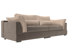 Диваны с ящиком для белья, Прямой диван Пекин, велюр