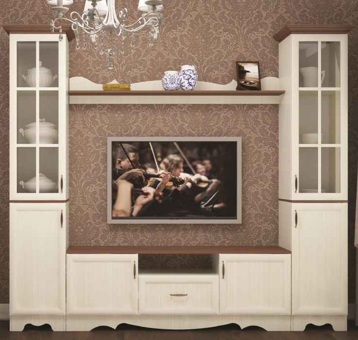 Стенки для гостиной, Гостиная Латте компл.1