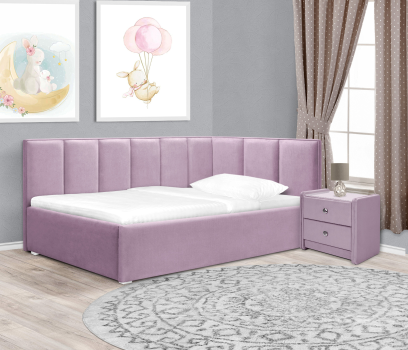 Мягкая кровать, Кровать с подъемным механизмом Лайф 900 с матрасом