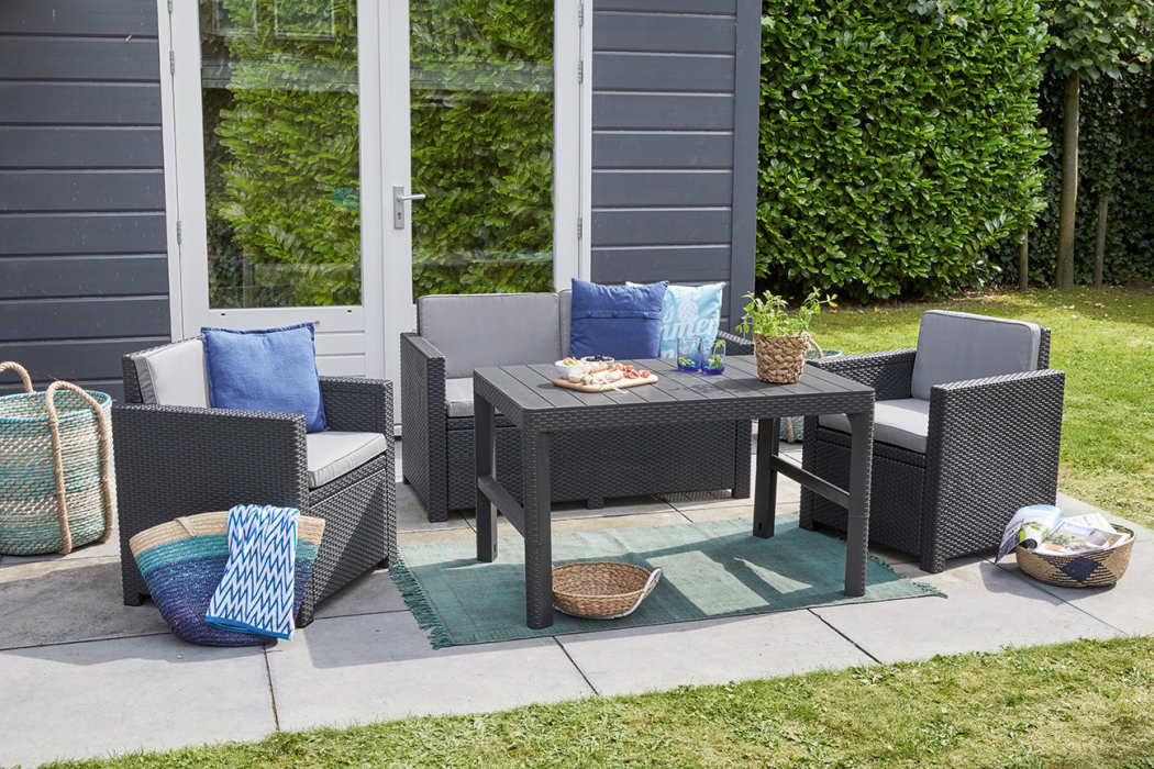 Столы, Стол садовый с регулируемой высотой  Lyon rattan table