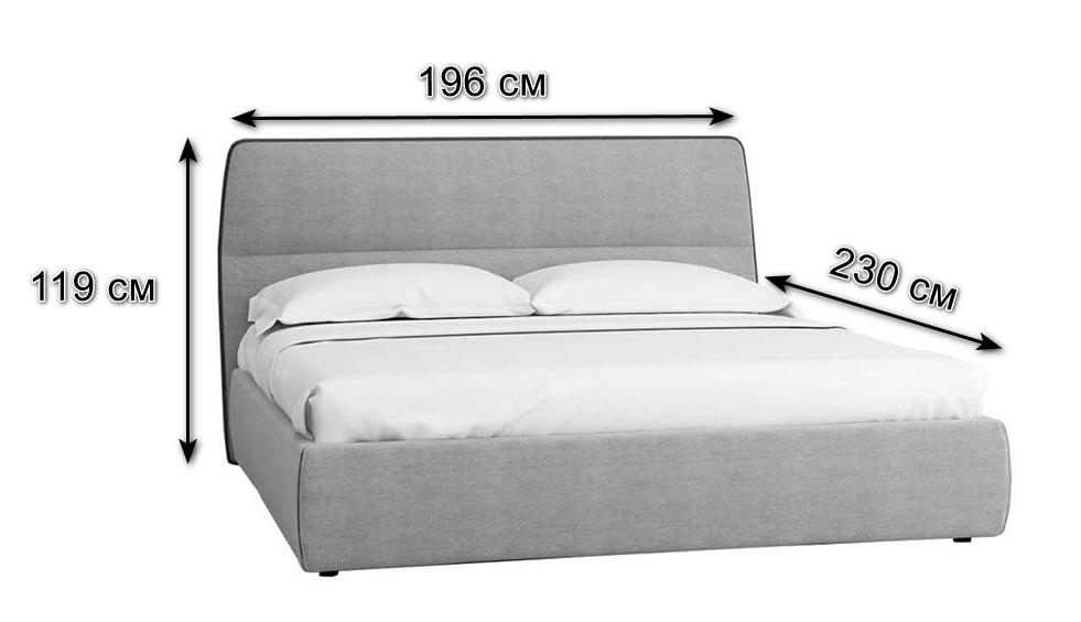 Кровати 180х200, Кровать Сканди с ортопедическим основанием 1.8