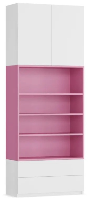 Открытые, Стеллаж Олли-3 с дверцей