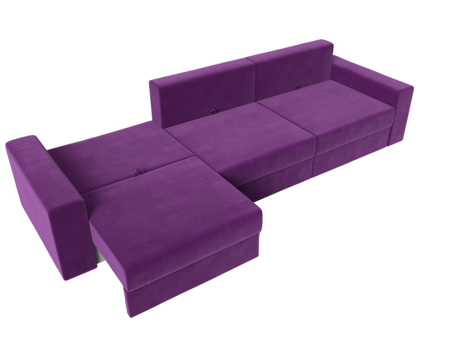 Офисные диваны, Диван прямой Майами Long, микровельвет