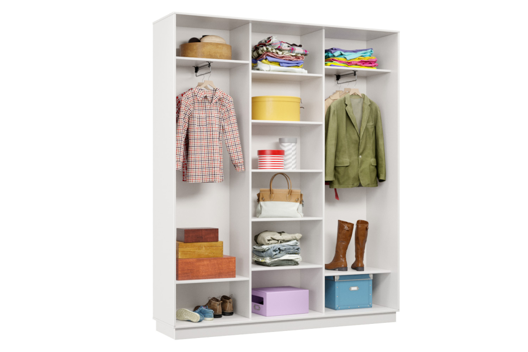 Шкафы-купе 3-х дверные, Шкаф-купе Премьер Лайт 25 (08;05;08) трехдверный