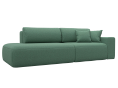 Диваны еврокнижки, Диван прямой Лига-036 НПБ Модерн подлокотник справа, рогожка Амур