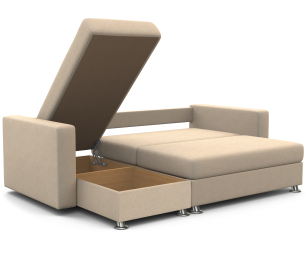 Угловой диван Ария левый, велюр