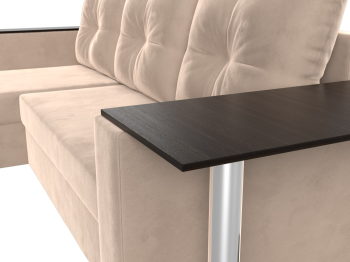 Угловой диван Атланта левый угол, велюр