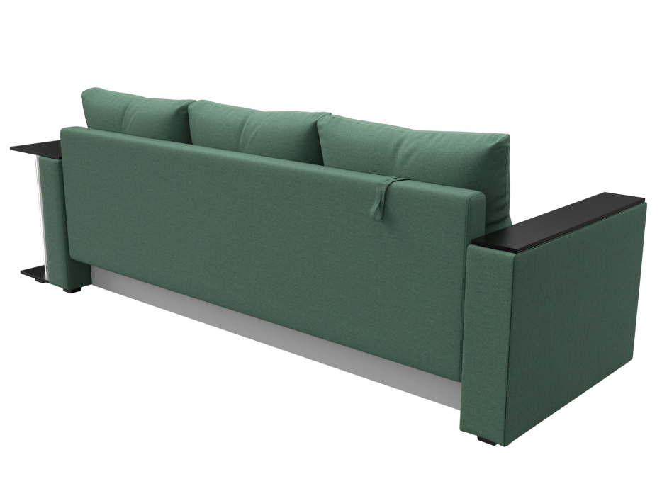 Диваны еврокнижки, Диван прямой Атланта со столом справа, рогожка Амур