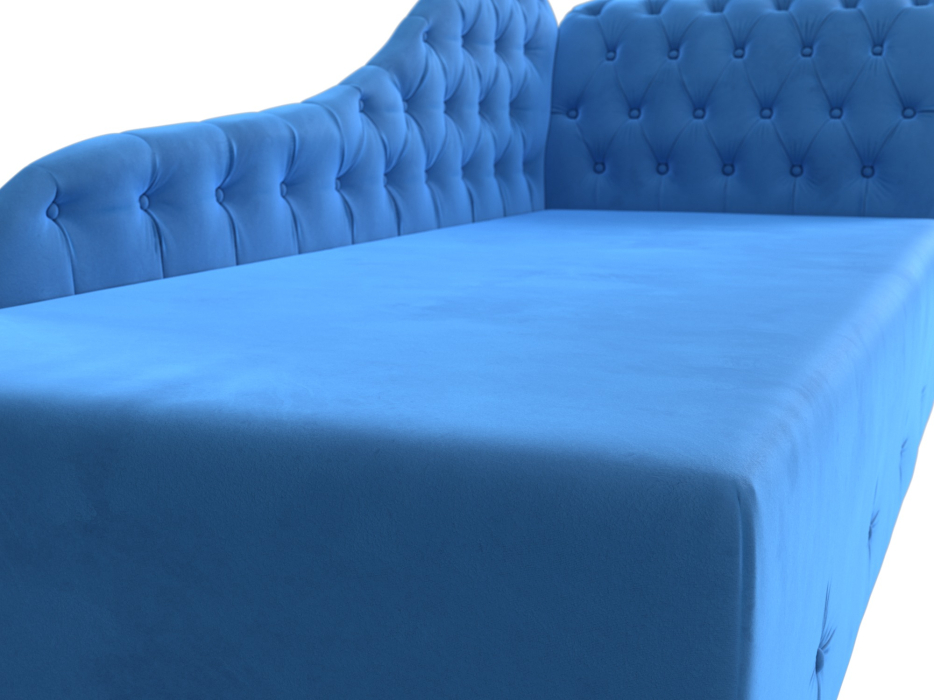 Кушетка диван, Кушетка Камерон правая, велюр 