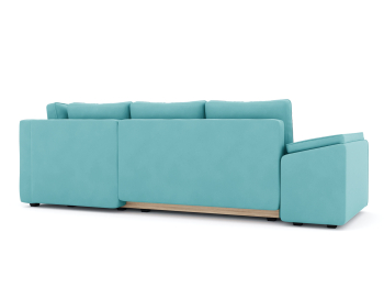 Диван-кровать угловой Хавьер  ПБ еврокнижка, велюр