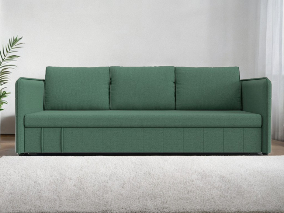 Диваны с ящиком для белья, Прямой диван Слим, рогожка Амур