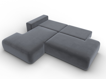 Диван угловой Лига-036 НПБ Модерн левый угол, велюр