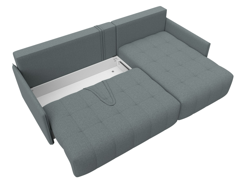 Диваны угловые в гостиную, Диван угловой Лига-054 НПБ угол универсальный, рогожка Амур