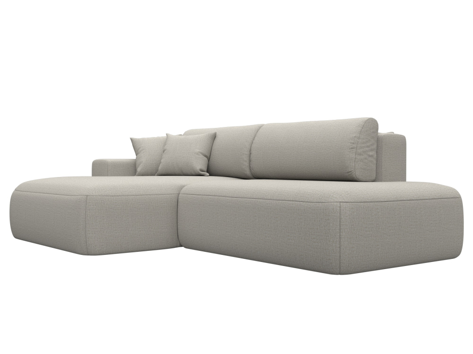 Диваны угловые в гостиную, Диван угловой Лига-036 НПБ Модерн левый угол, рогожка Амур