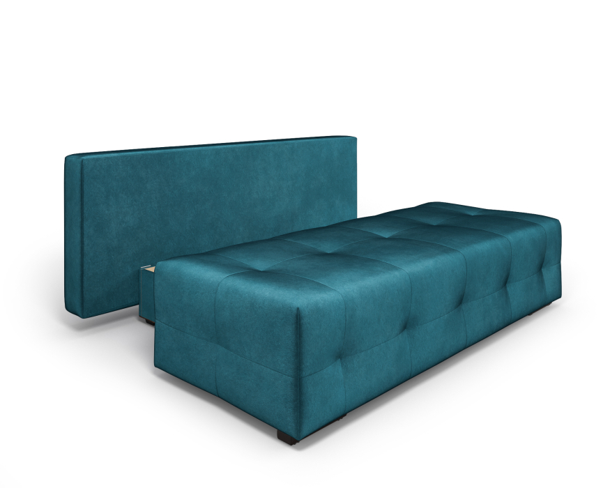 Диваны кровати со спальным местом, Диван прямой еврокнижка Марсель №1 (Бархат)