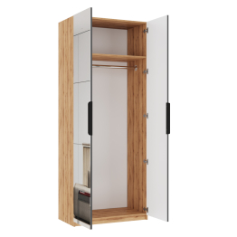 Шкаф распашной Астрис - 1 с зеркалом