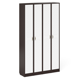 Пеналы для прихожей в общий коридор П-6 МДФ фрезеровка ромб