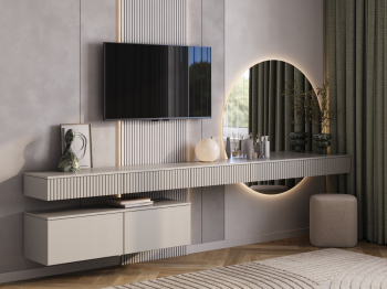 Спальня Букле Консоль высокая с 2 ящиками