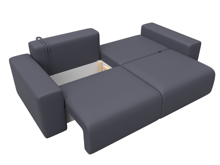 Диваны еврокнижки, Диван прямой Лига-036 НПБ Классик, экокожа GRIFON