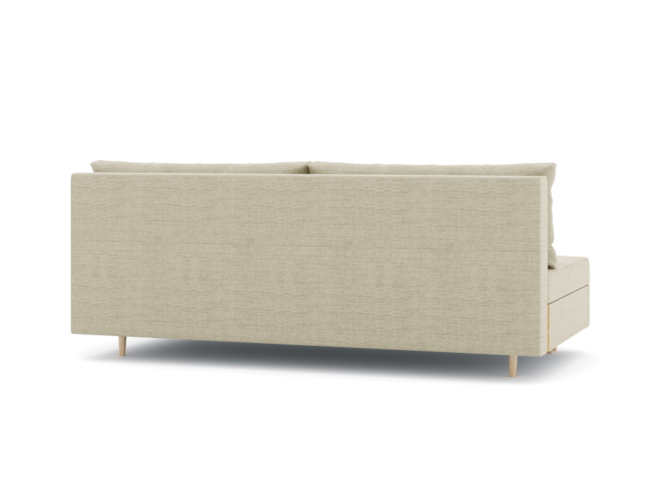 Диваны еврокнижки, Диван-кровать Милли без подлокотников, рогожка Люкс