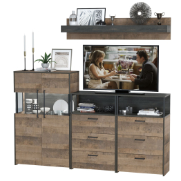 Набор мебели в гостиную с подсветкой серии Трувор № 9