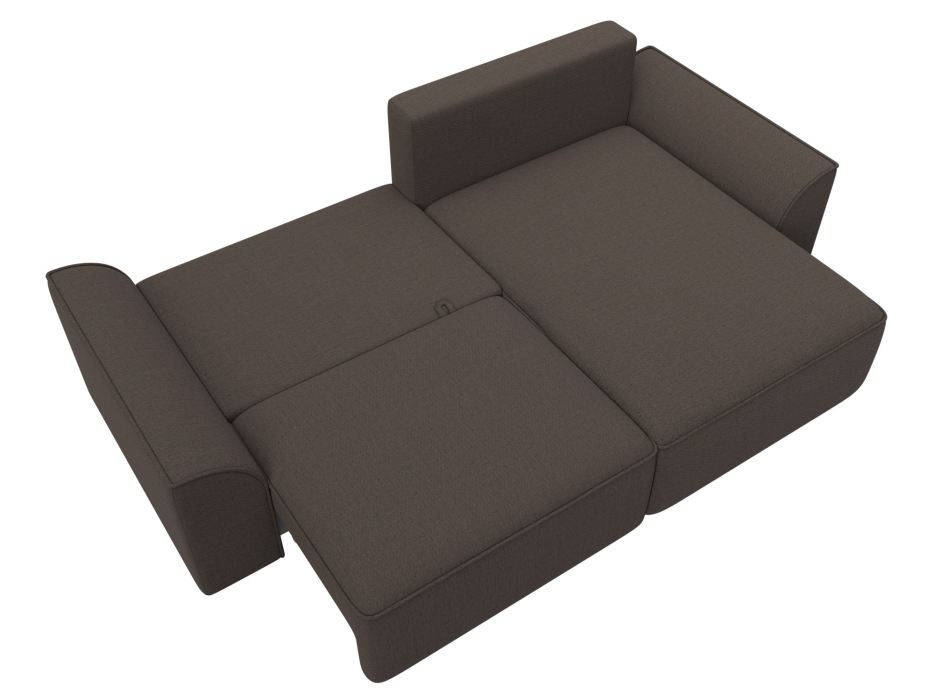 Диваны угловые в гостиную, Диван угловой Лига-048 НПБ, рогожка Амур